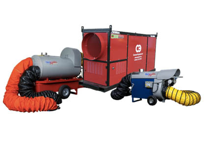 Indirect fired - Rentals, Sales and Service