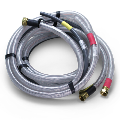 Water hose kit, braided 3/8 & 5/8 inch ID, 40 ft. | Oceanaire, HK