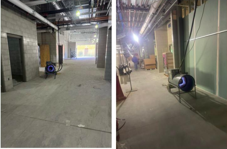 Heating a Massive Job: 700,000 BTU Direct Fired Heater Rental Installation in Will County