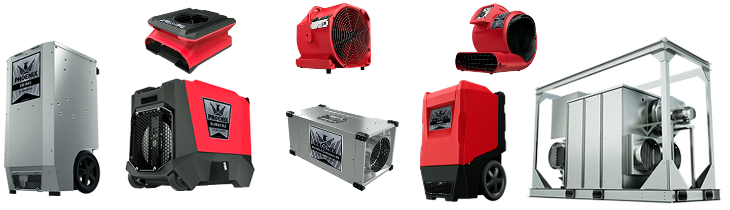 Dehumidifiers, Fans and Electric Heaters